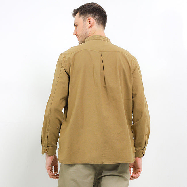 Obermain Pakaian Pria Shirt Ellias In Brown