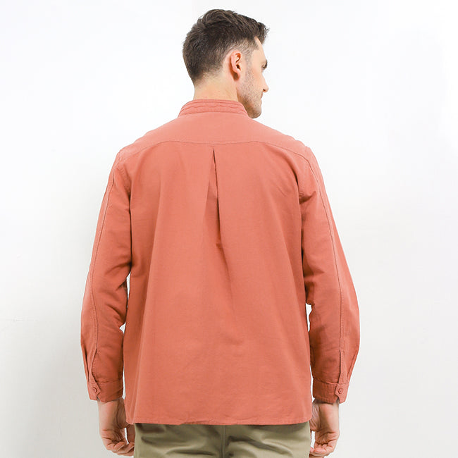 Obermain Pakaian Pria Shirt Ellias In Terracotta