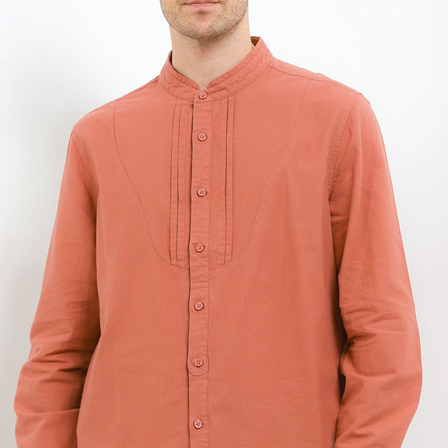 Obermain Pakaian Pria Shirt Ellias In Terracotta