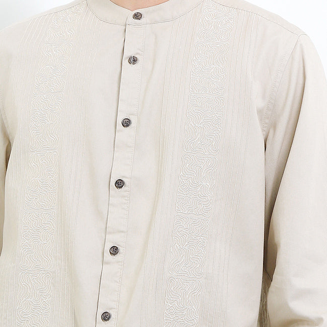 Obermain Pakaian Pria Shirt Evan In Beige