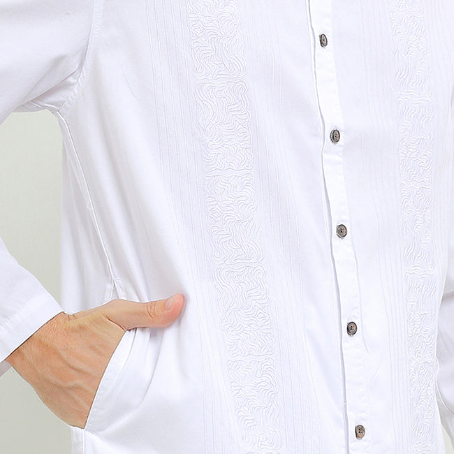 Obermain Pakaian Pria Shirt Evan In White