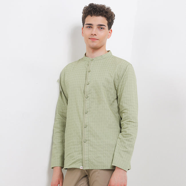 Obermain Pakaian Pria Shirt Esteban In Sage