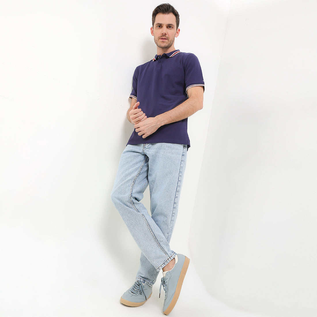 Obermain Men Bottoms Foster In Light Blue