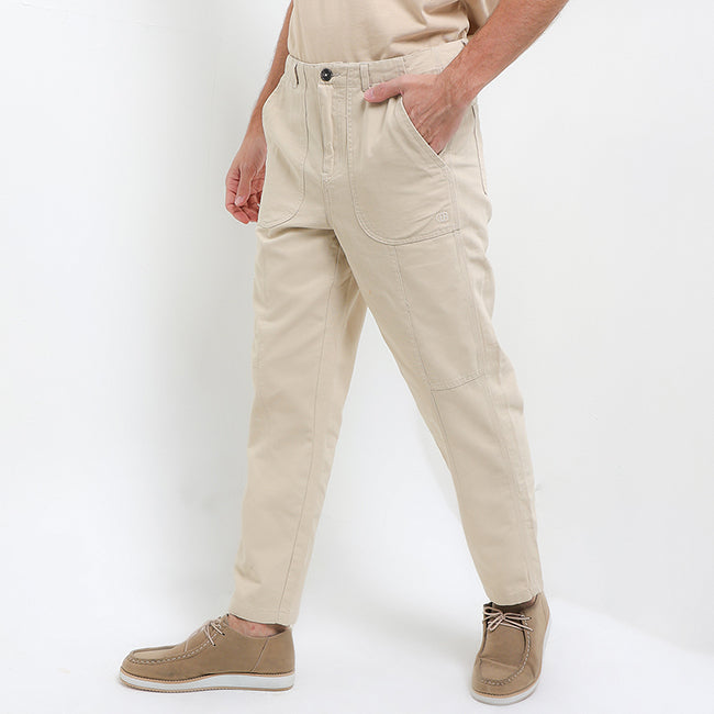 Obermain Men Bottoms Faux In Beige