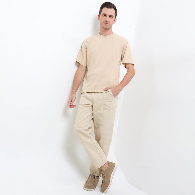 Obermain Men Bottoms Faux In Beige