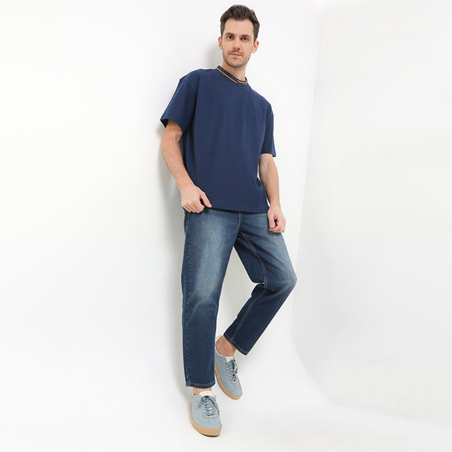 Obermain Men Bottoms Fastro In Dark Blue