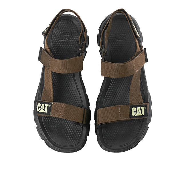 Caterpillar Sandal Pria Progressor Web Bold / Sandals In Dark Olive