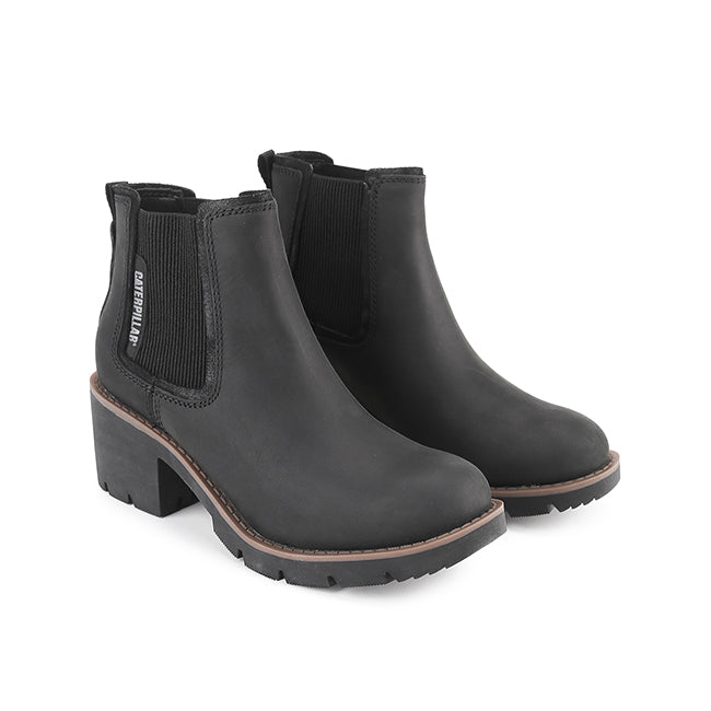 Caterpillar Sepatu Wanita Boots Rewrite Chelsea In Black