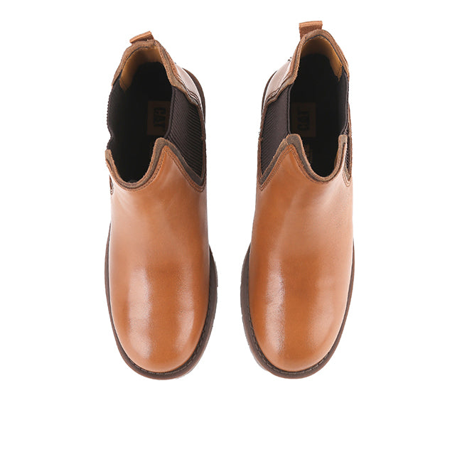 Caterpillar Sepatu Wanita Boots Rewrite Chelsea In Cashew