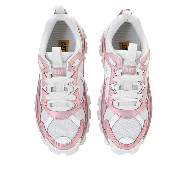 Caterpillar Men Shoes Intruder Lightning Ws 2000 In Silver Pink