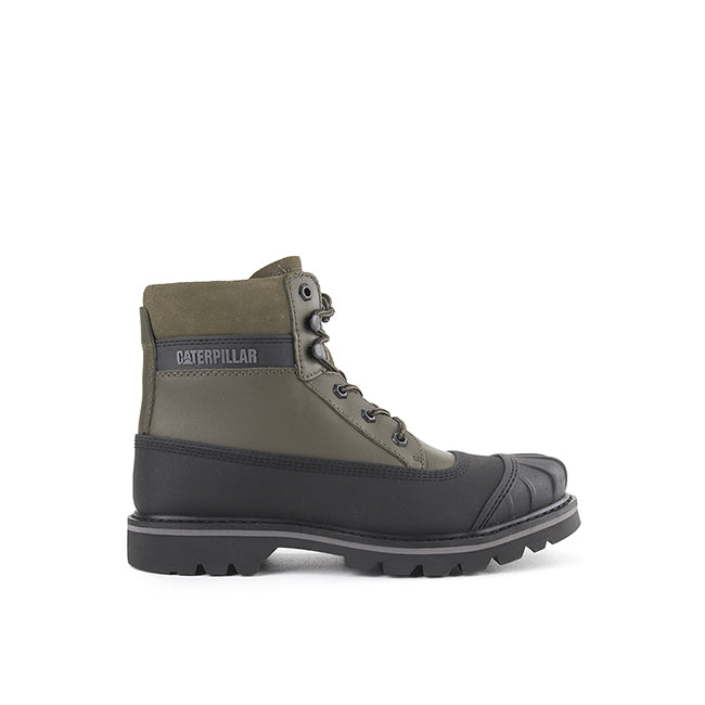 Caterpillar Men Shoes Colorado Galosh Wp In Dark Olive/Black