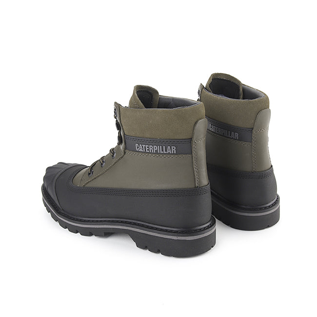 Caterpillar Men Shoes Colorado Galosh Wp In Dark Olive/Black