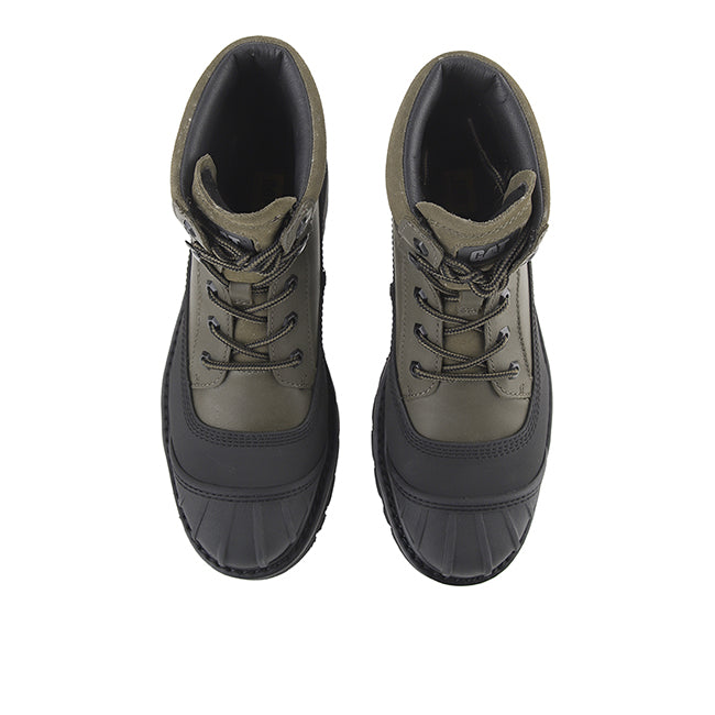 Caterpillar Men Shoes Colorado Galosh Wp In Dark Olive/Black