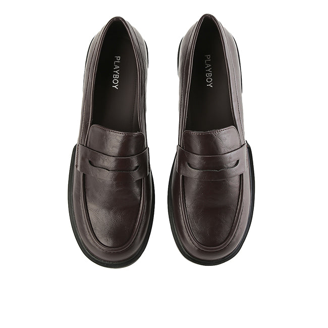 Playboy Sepatu Wanita Flats Lorraine In Maroon