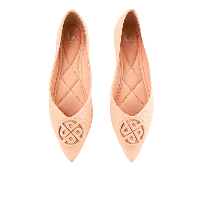 Playboy Sepatu Wanita Flats Evangeline In Pink