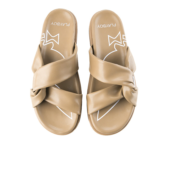 Playboy Sandal Wanita Others Anna In Brown