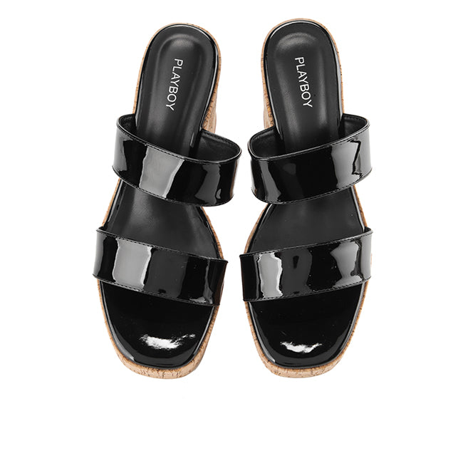 Playboy Sandal Wanita Sandals Galiena In Black