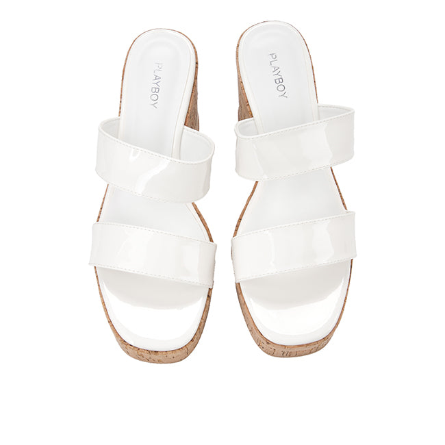 Playboy Sandal Wanita Sandals Galiena In White