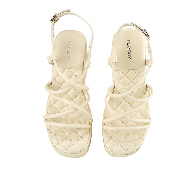 Playboy Sandal Wanita Wedges Karin In Yellow