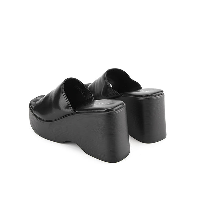 Playboy Sandal Wanita Wedges Keith In Black