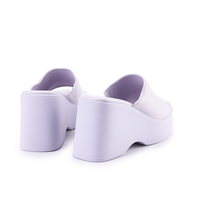 Playboy Sandal Wanita Wedges Keith In Purple