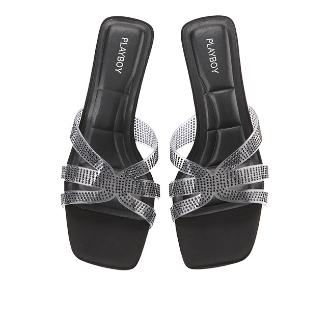 Playboy Sandal Wanita Aurelie In Black