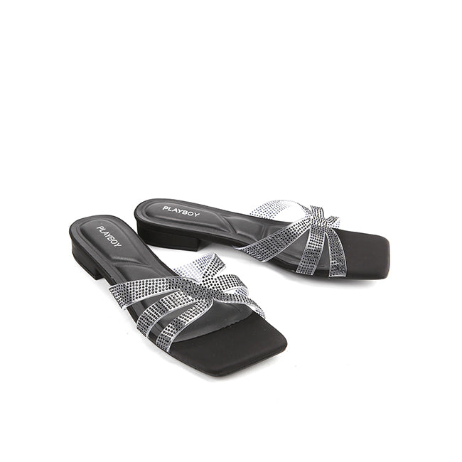 Playboy Sandal Wanita Zella In Black