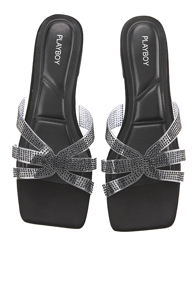 Playboy Sandal Wanita Zella In Black