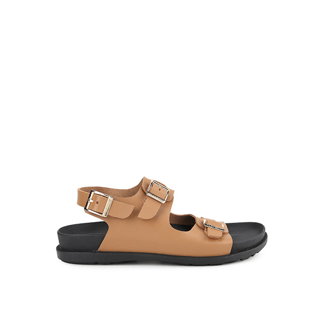 Playboy Sandal Wanita Sling Back Hara In Tan