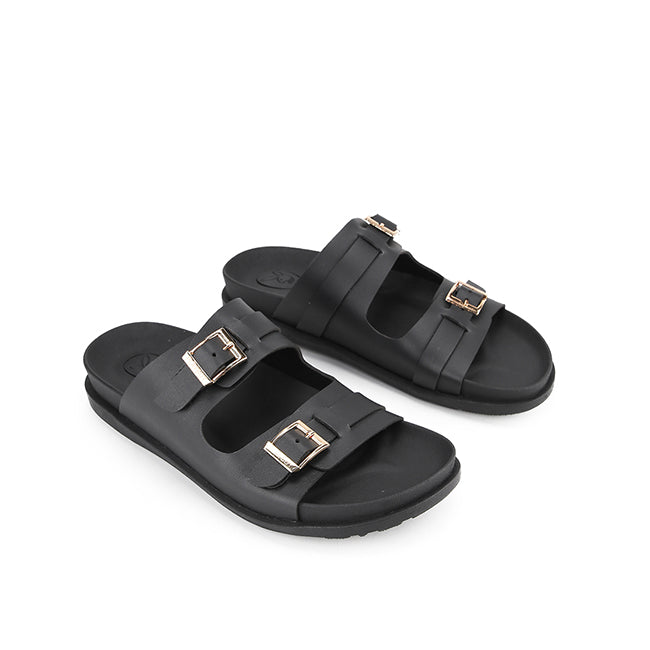 Playboy Sandal Wanita Straps Kinza In Black