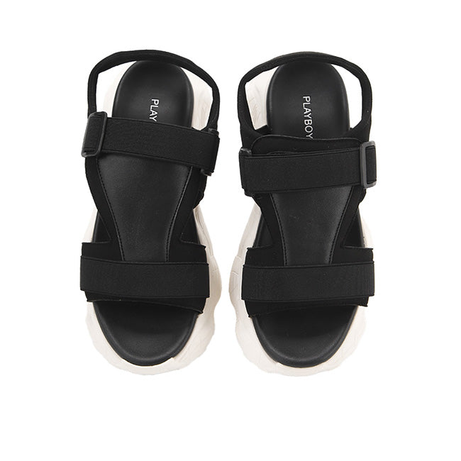 Playboy Sandal Wanita Sling Back Monako In Black