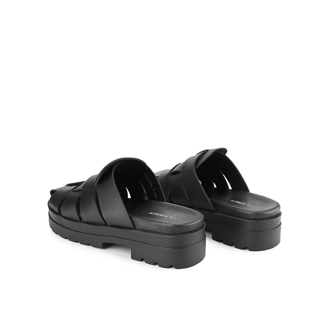 Playboy Sandal Wanita Slip On Nayra In Black