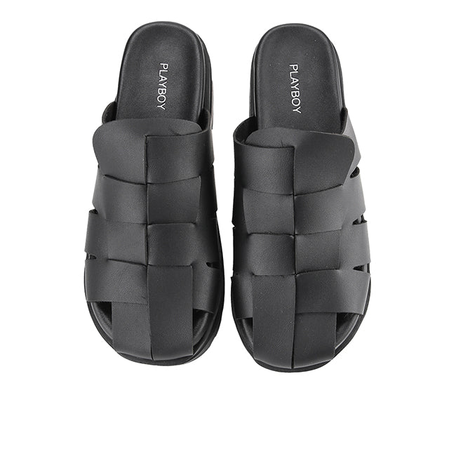 Playboy Sandal Wanita Slip On Nayra In Black