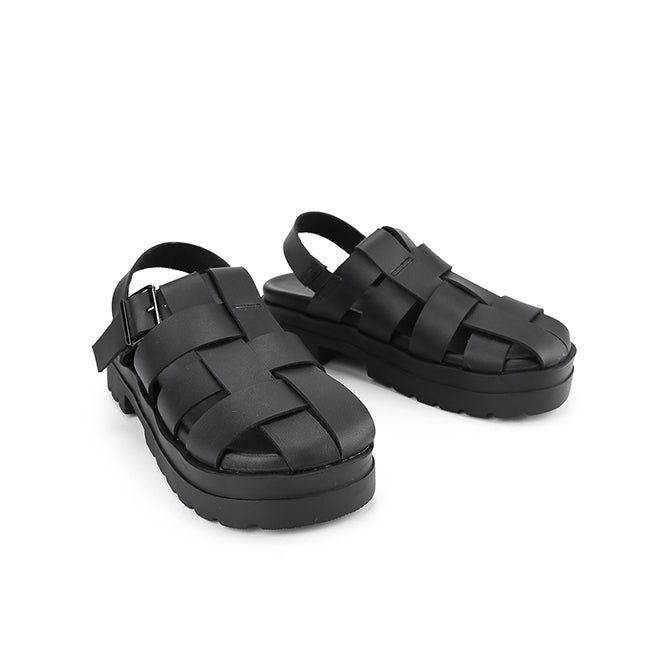 Playboy Sandal Wanita Sling Back Taya In Black