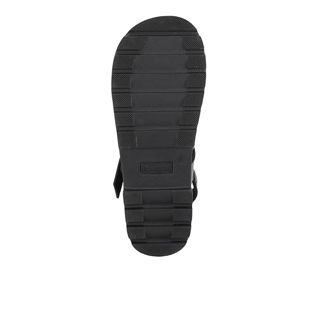 Playboy Sandal Wanita Sling Back Taya In Black