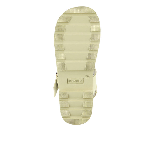 Playboy Sandal Wanita Sling Back Tania In Light Green