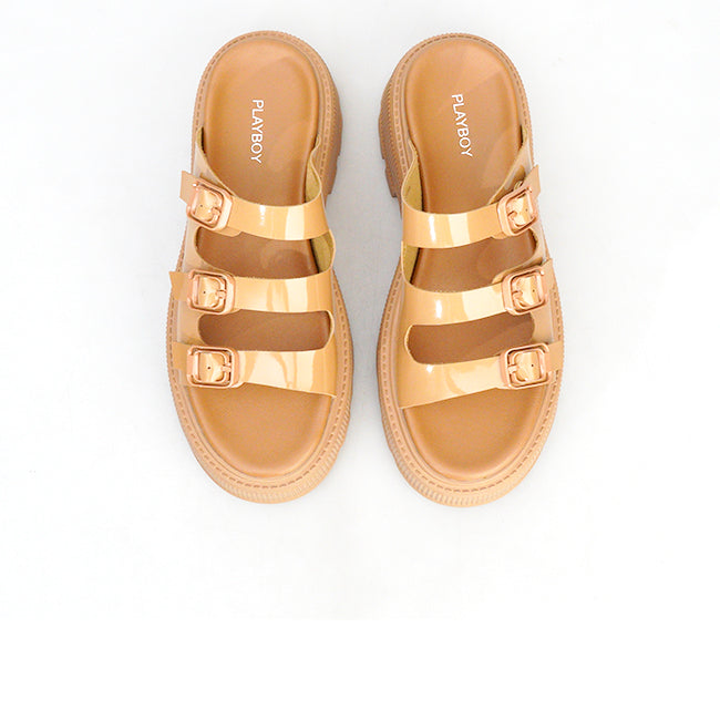 Playboy Sandal Wanita Sandals Fiji In Tan