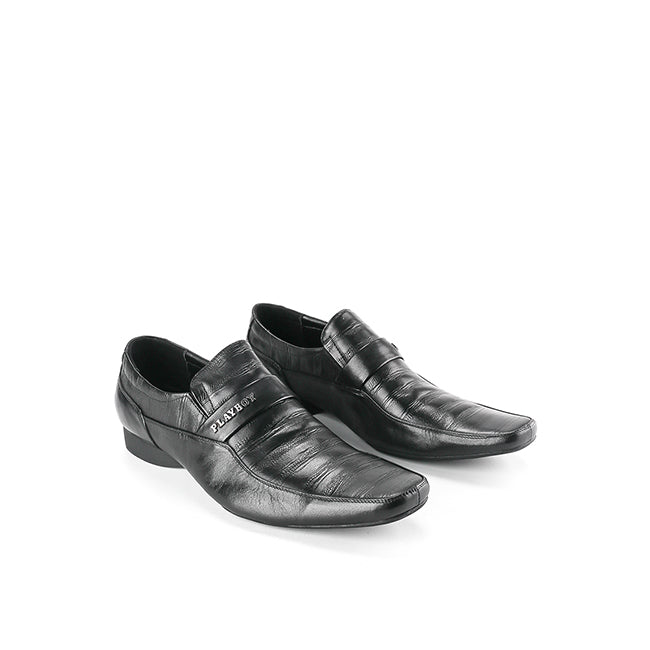 Playboy Men Shoes Jevanka ( Slip On ) In Black