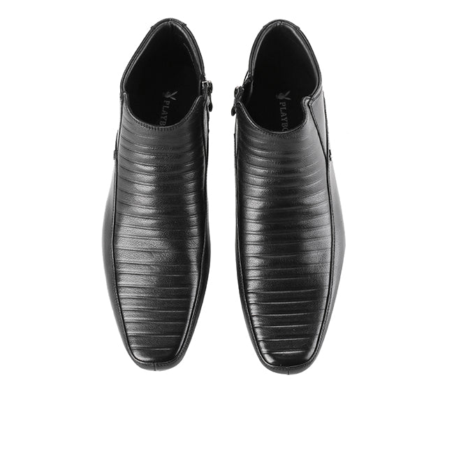 Playboy Men Shoes Jeviera ( Boots ) In Black