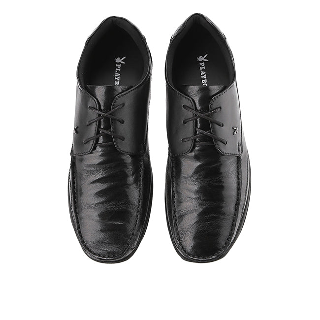 Playboy Sepatu Pria Lace Up Albania Laces In Black