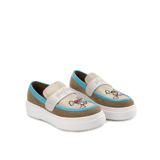 Playboy Men Shoes Gielplay In Cream