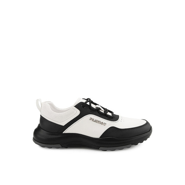 Playboy Sepatu Pria Sneakers Watts In White/Black