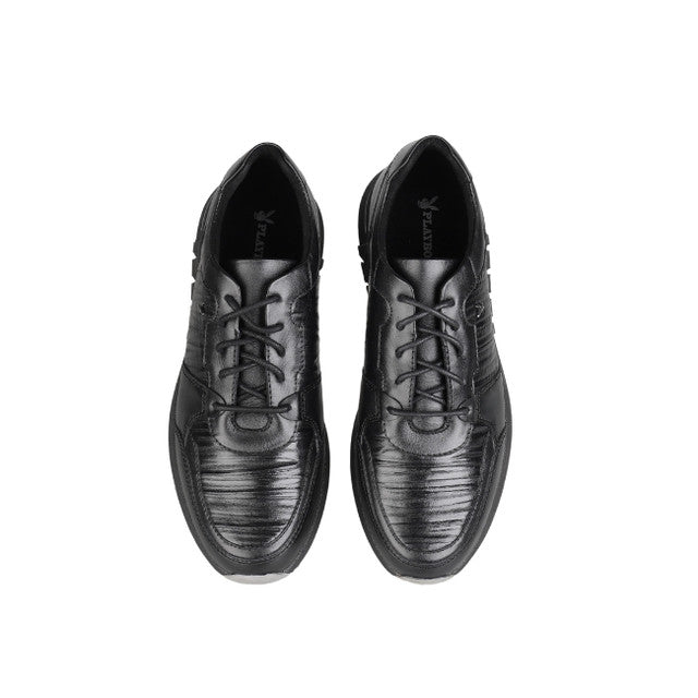 Playboy Sepatu Pria Formal Zanggar Lace In Black