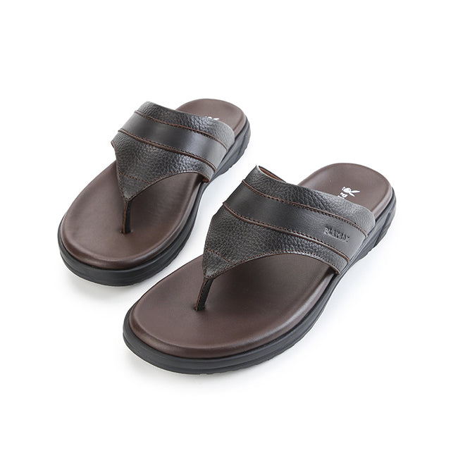 Playboy Sandal Pria Trousard Toepost In Coffe 41