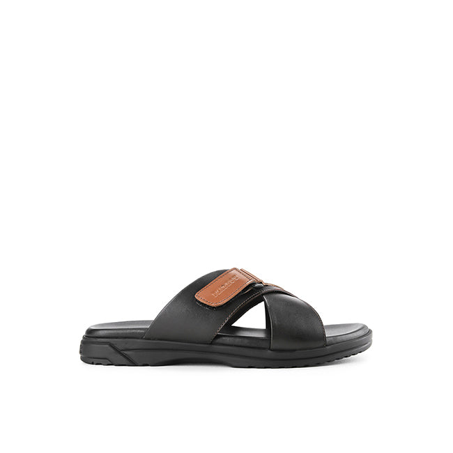 Playboy Sandal Pria Troumpard Cross In Coffe 41