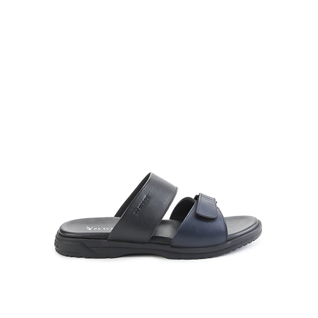 Playboy Sandal Pria Troumpard Strap In Black