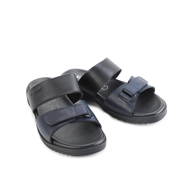 Playboy Sandal Pria Troumpard Strap In Black