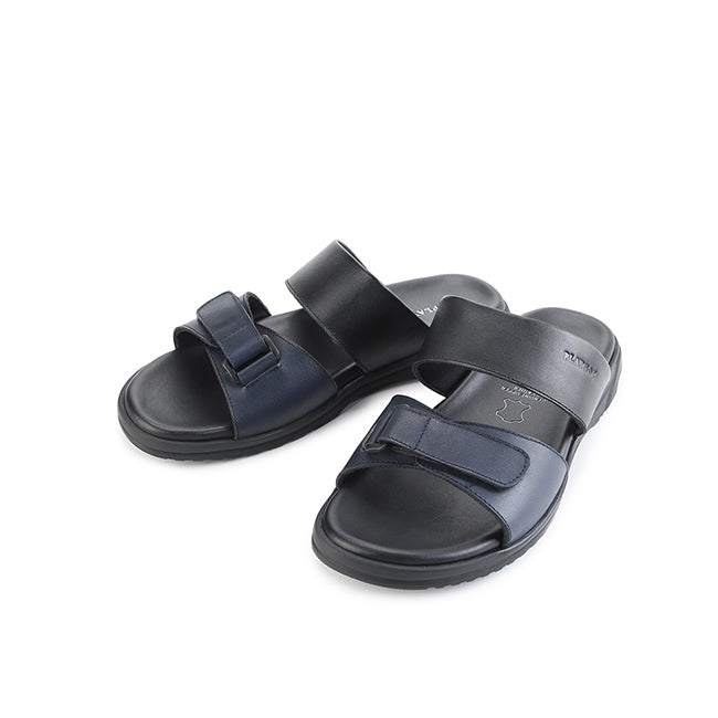 Playboy Sandal Pria Troumpard Strap In Black