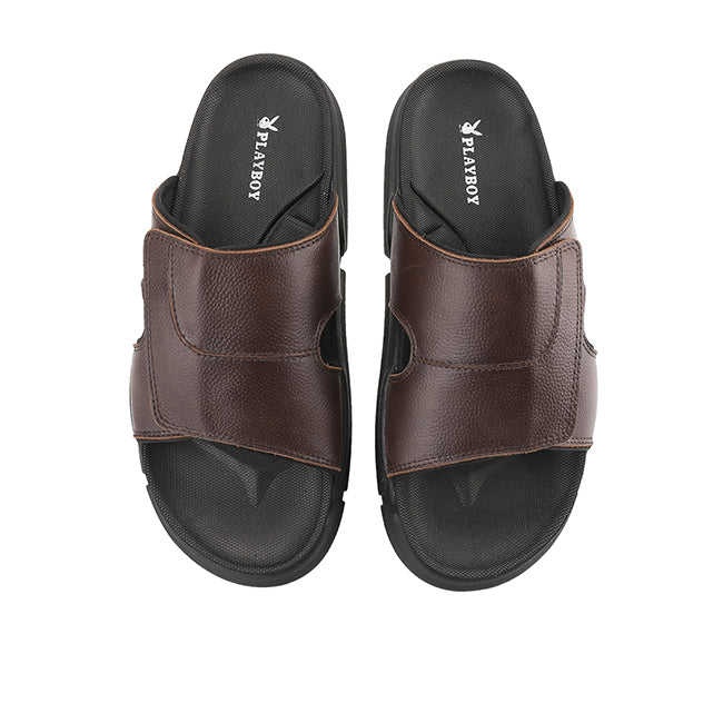 Playboy Sandal Pria Lokki Mules In Coffee