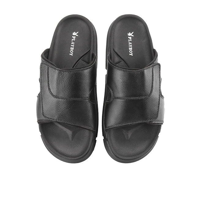 Playboy Sandal Pria Lokki Toepost In Black